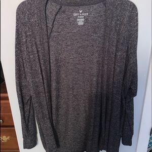 American Eagle gray cardigan